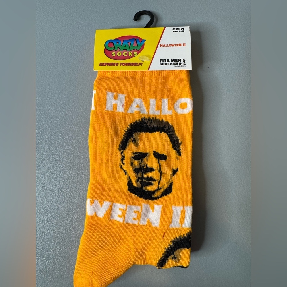Horror movie Halloween II Orange Crew Socks Michael Myers’s